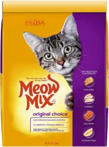 Meow Mix Original Choice Dry Cat Food - Best cheap cat food